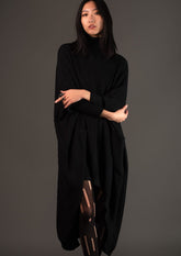 High Low Zigzag Tunic Sweater Sweaters Kate Hewko One Size Black