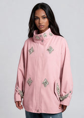 Crystal Embellished Utility Jacket