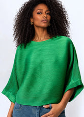 Glam Sleeve Textured Top