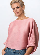 Glam Sleeve Textured Top