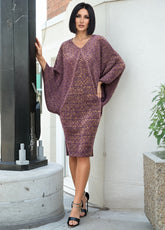 Gold Threaded Glam Dress