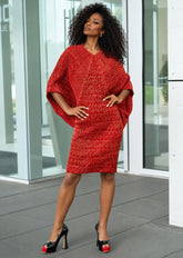 Gold Threaded Glam Dress