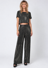 Rhinestone Studded Pant