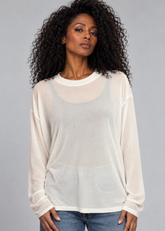 Sheer Mesh Long Sleeve