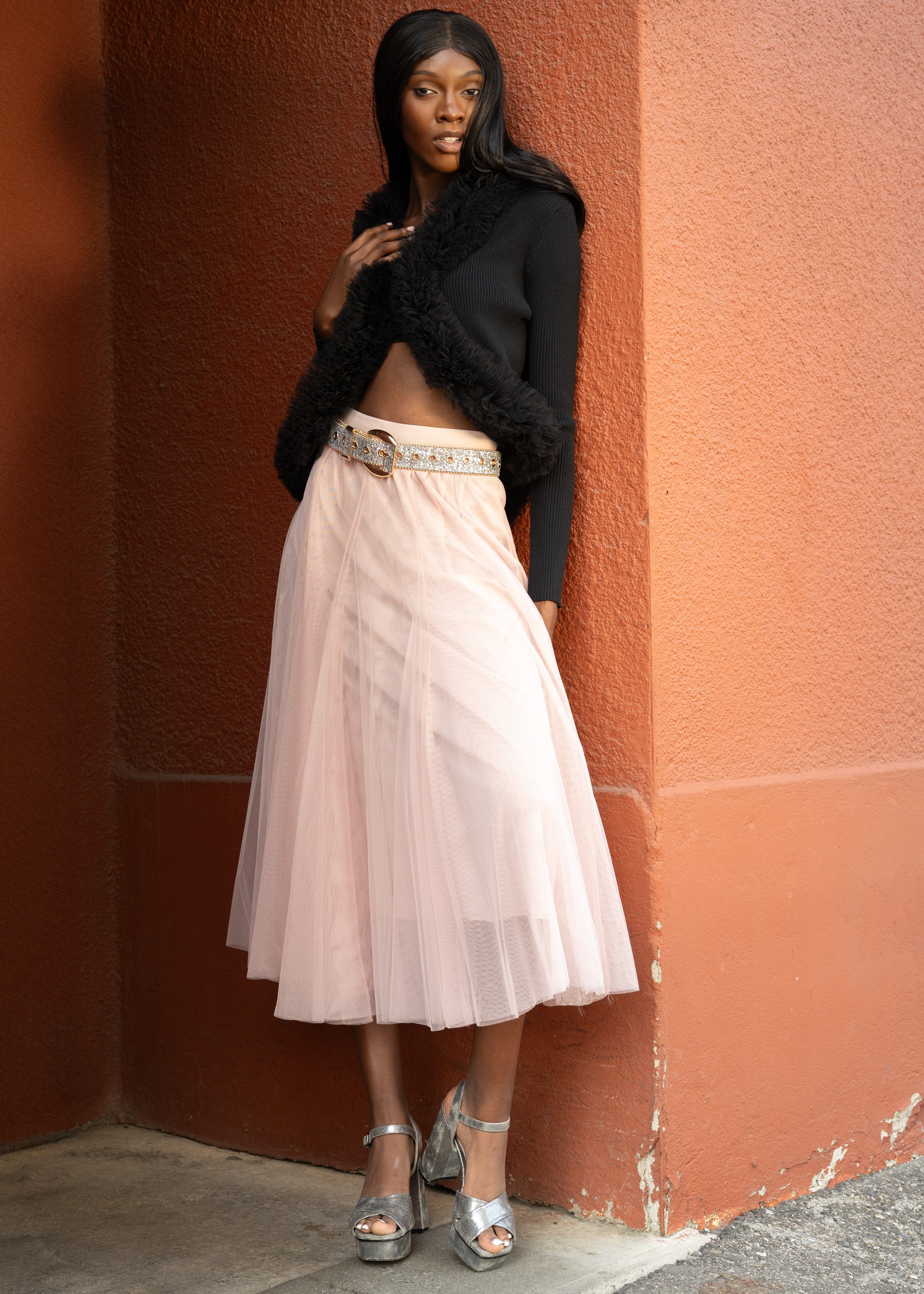 A-Line Tulle Skirt