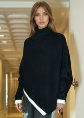 Asymmetrical Knitted Sweater