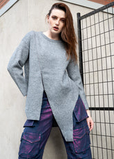 Asymmetrical Zip Sweater