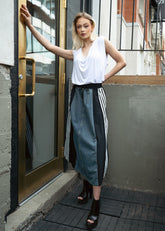 Athleisure Denim Skirt Skirts Kate Hewko 