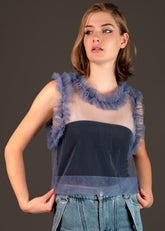 Avant Garde Tulle Tank Tank Tops Kate Hewko 