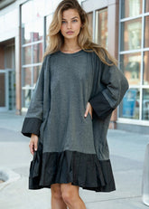 Babydoll Hem Long Sleeve Dress