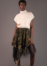 Camo + Tulle Skirt Skirts Kate Hewko 