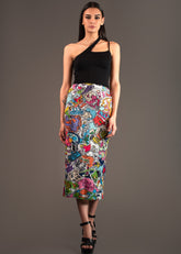 Comic Midi Skirt Skirts Kate Hewko 