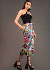 Comic Midi Skirt Skirts Kate Hewko 