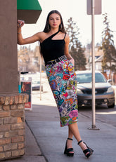 Comic Midi Skirt Skirts Kate Hewko Multi One Size 