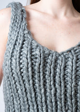 Cropped Knitted Tank