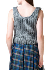 Cropped Knitted Tank