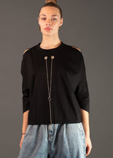 Cut Out Zip Top Tees Kate Hewko 