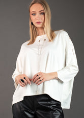 Cut Out Zip Top Tees Kate Hewko 