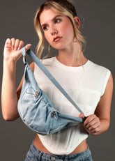 Drawstring Fanny Shoulder Bag Accessories Kate Hewko 