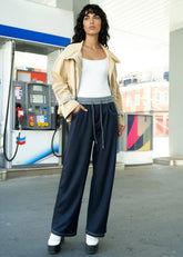 Faked Out Denim Sweat Pant