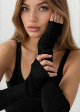 Cashmere Fingerless Gloves