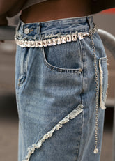 Gemstone Layered Chain Belt Belts Kate Hewko 