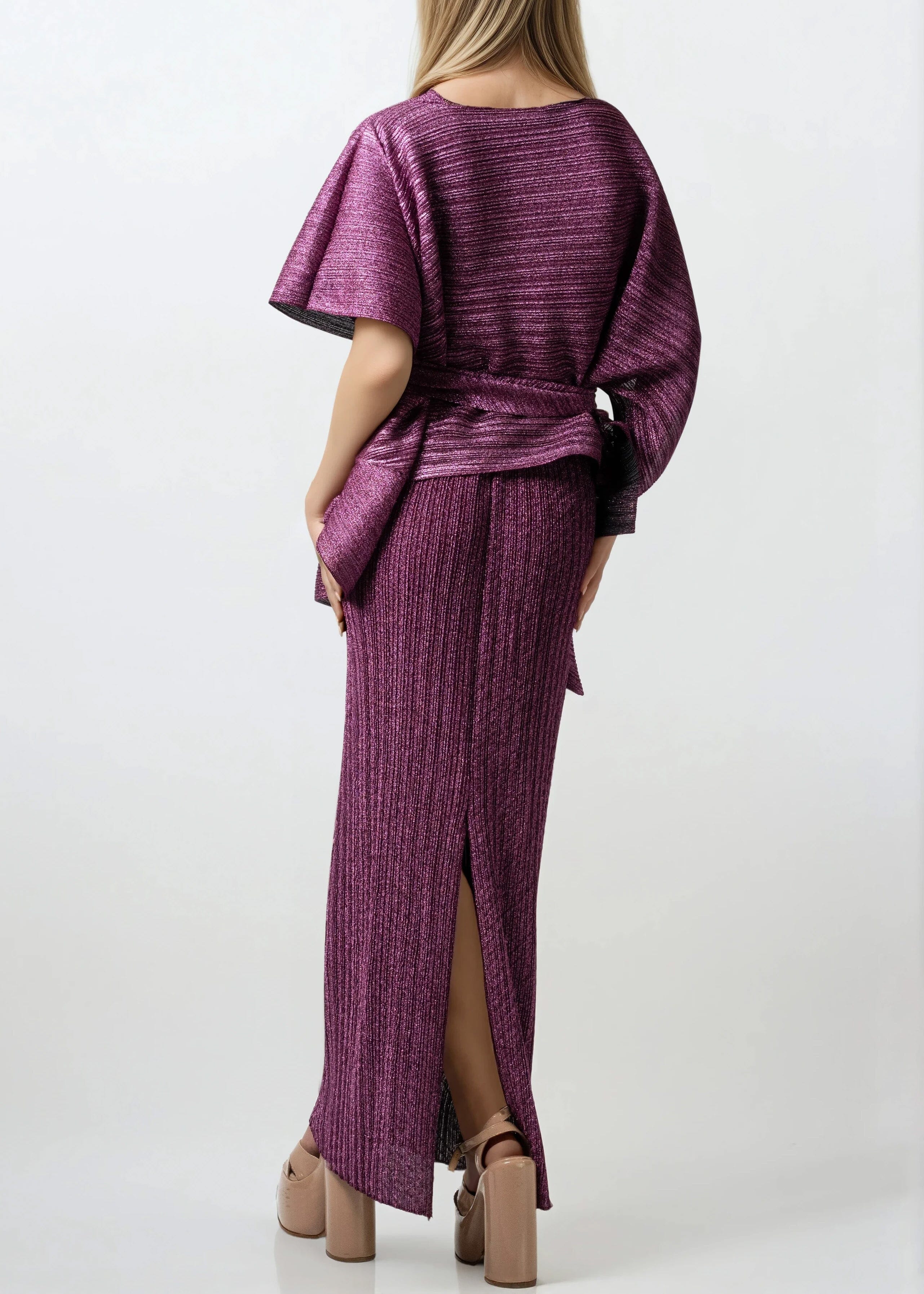 Glitter Wrap Dress Set - Kate Hewko Kate Hewko Canada Glitter Wrap Dress Set - Kate Hewko Kate Hewko Canada