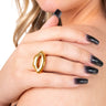 Gold Pucker Up Ring Rings Kate Hewko 