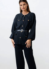 Knitted Utility Pant Set