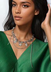 Knotted Star Chain Necklace