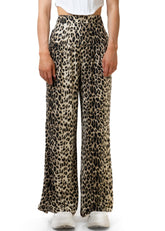 Leopard Print Palazzo Pant