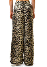 Leopard Print Palazzo Pant