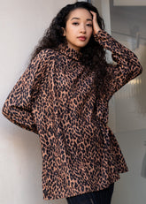 Leopard Turtleneck Tunic