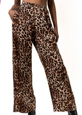 Lightweight Leopard Print Pants