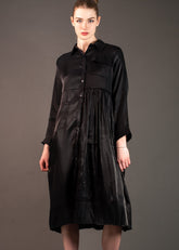 Long Metallic Button Up Layering Pieces Kate Hewko 