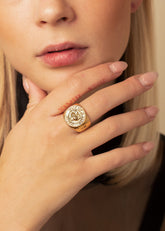 One-of-a-Kind Signet Ring Rings Kate Hewko Gold 5 