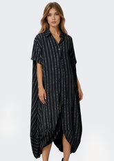 Oversized Barbwire Button Up