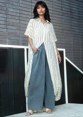 Oversized Barbwire Button Up