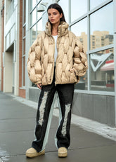 Oversized Quilted Puffer Jacket