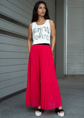 Pleated Palazzo Pants