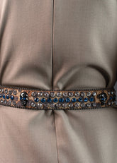 Rhinestone Skull Leopard Belt Belts Kate Hewko 