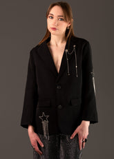 Rhinestone Star Blazer Blazers Kate Hewko 