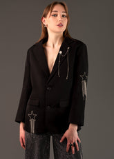 Rhinestone Star Blazer Blazers Kate Hewko 