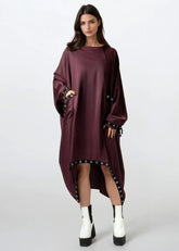 Rivet Trim Tunic Dress