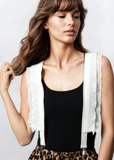 Ruffled Tulle Suspender