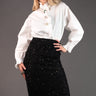 Sequin Embellished Pencil Skirt Skirts Kate Hewko 