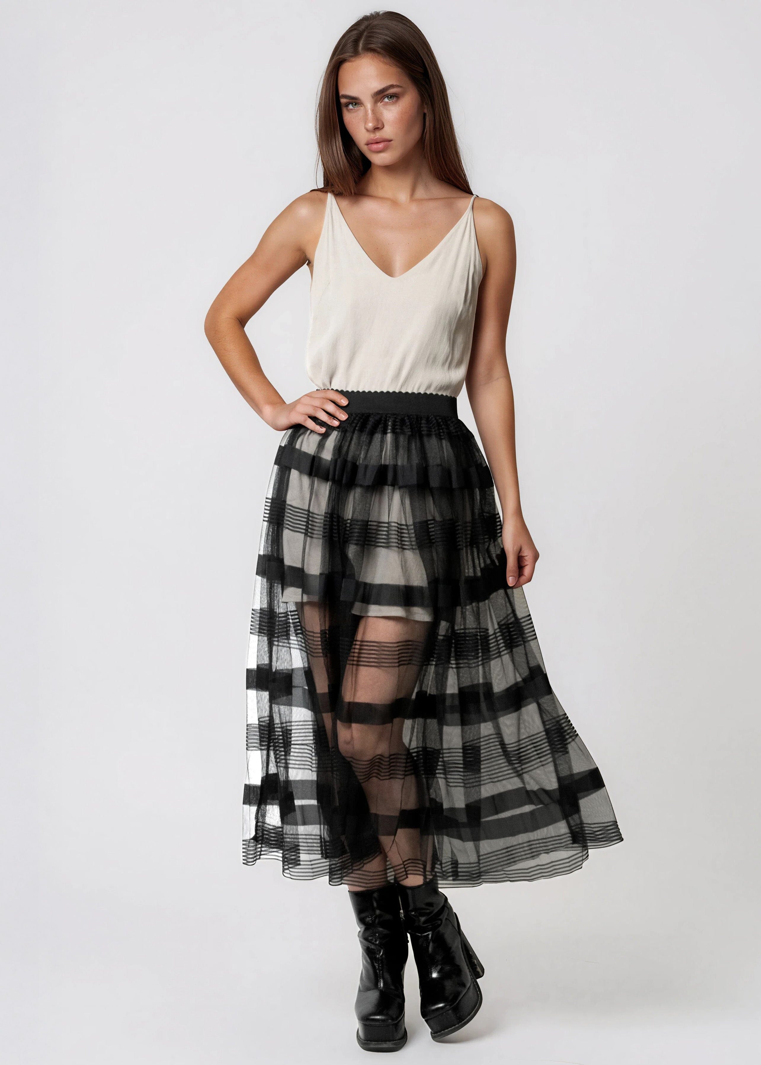Sheer Tulle Layering Skirt | Kate Hewko Canada