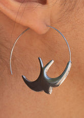 Swallow Hoop Earrings