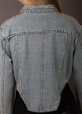 Tassel Tuxedo Denim Jacket Outerwear Kate Hewko 