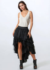 Tiered Tulle Waterfall Skirt